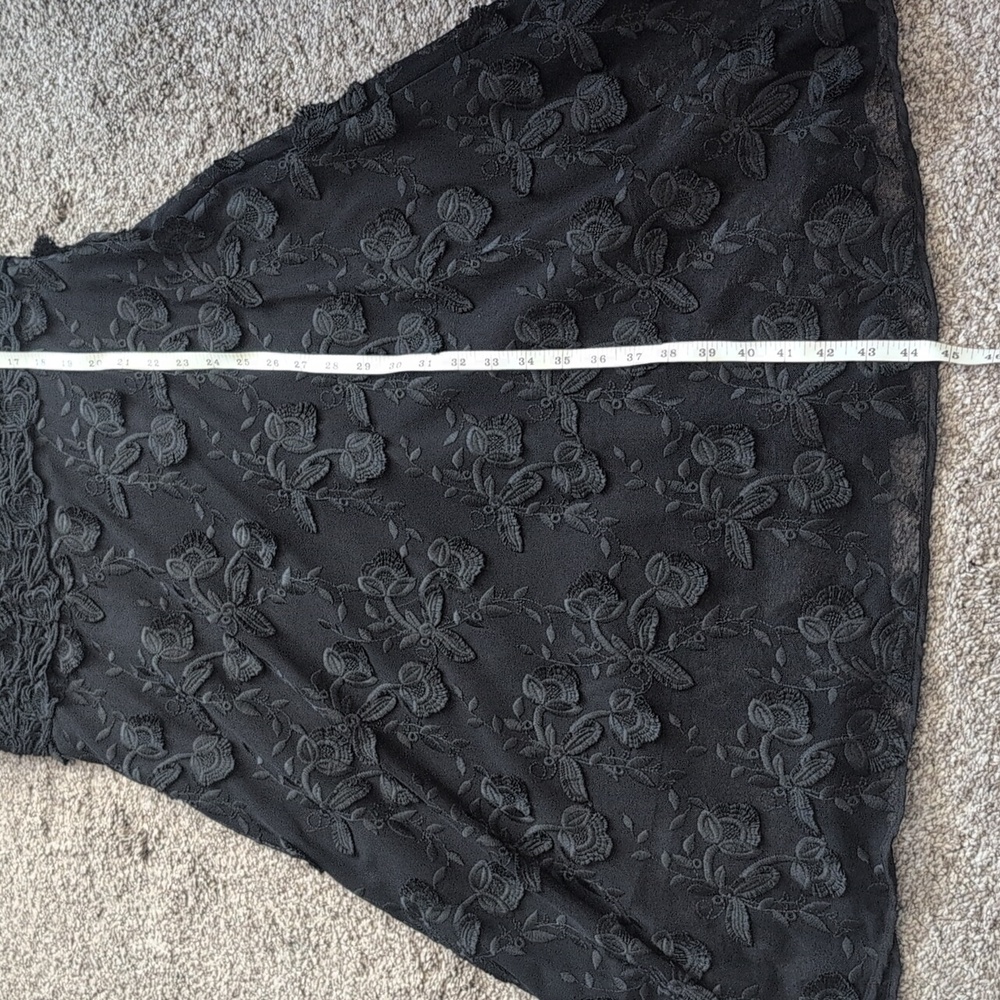 WHBM 3D Floral Lace Midi Dress 10 Fit And Flare - Picture 14 of 14